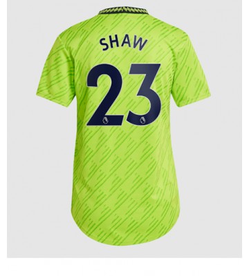 Manchester United Luke Shaw #23 Tredje Tröja Dam 2022-23 Korta ärmar